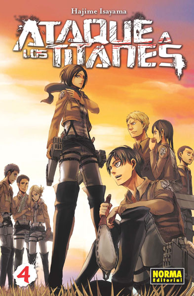 Hajime Isayama: ATAQUE A LOS TITANES 04 (español language, Norma Editorial)