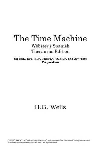 H. G. Wells: The time machine (EBook, 2005, ICON Classics)